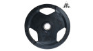 Диск обрезиненный DFC, чёрный, с хватом, 51мм, 25 кг.