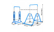 Турник для подростков DFC GA002 складной голубой Турник для подростков DFC GA002 складной голубой