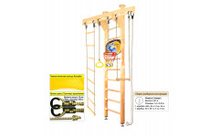 Шведская стенка Kampfer Wooden Ladder Ceiling Basketball Shield (№0 Без покрытия Стандарт)