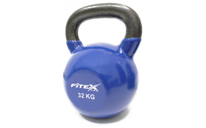 Гиря в виниловой оболочке 32 кг FITEX PRO